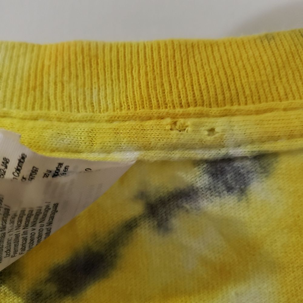 Yellow & Blue Wu Tang Tee Shirt Sz 3XL - Picture 5 of 8